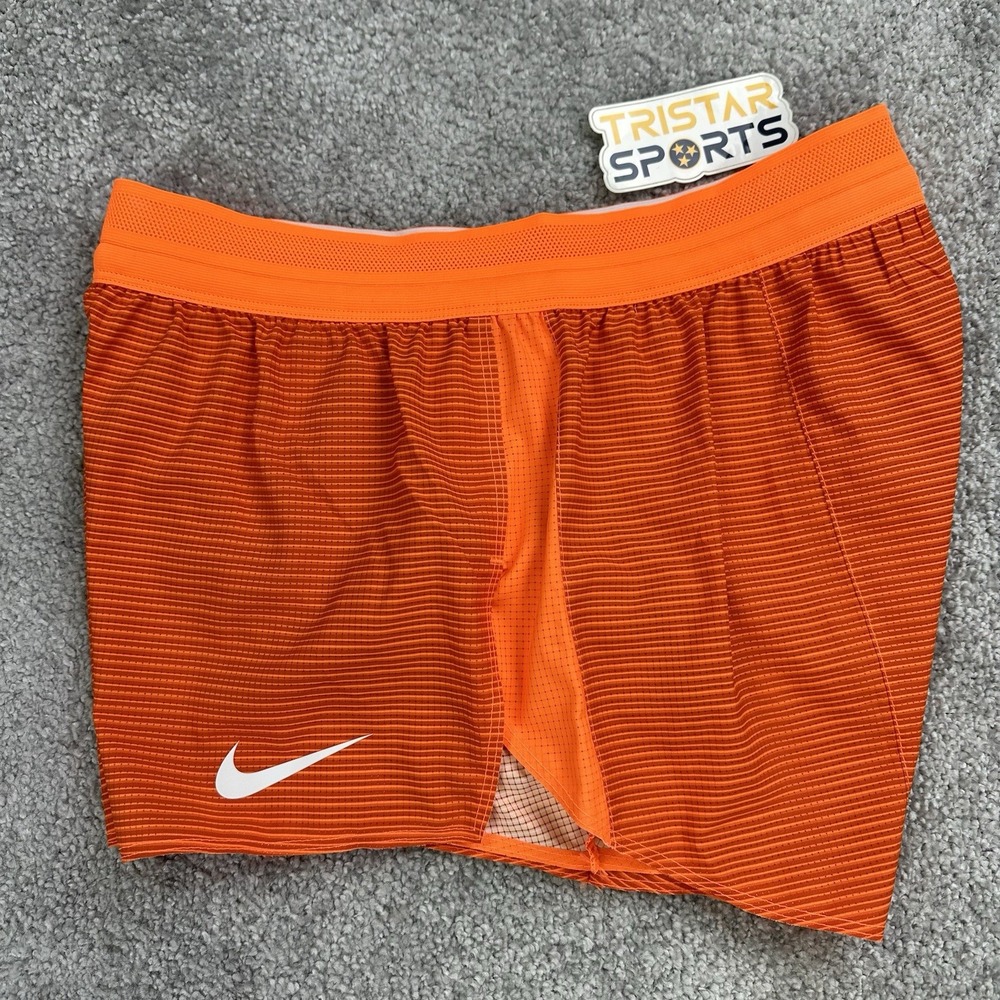 Nike Pro Elite Track & Field Running Shorts Womens Sz Medium Orange Made In USA